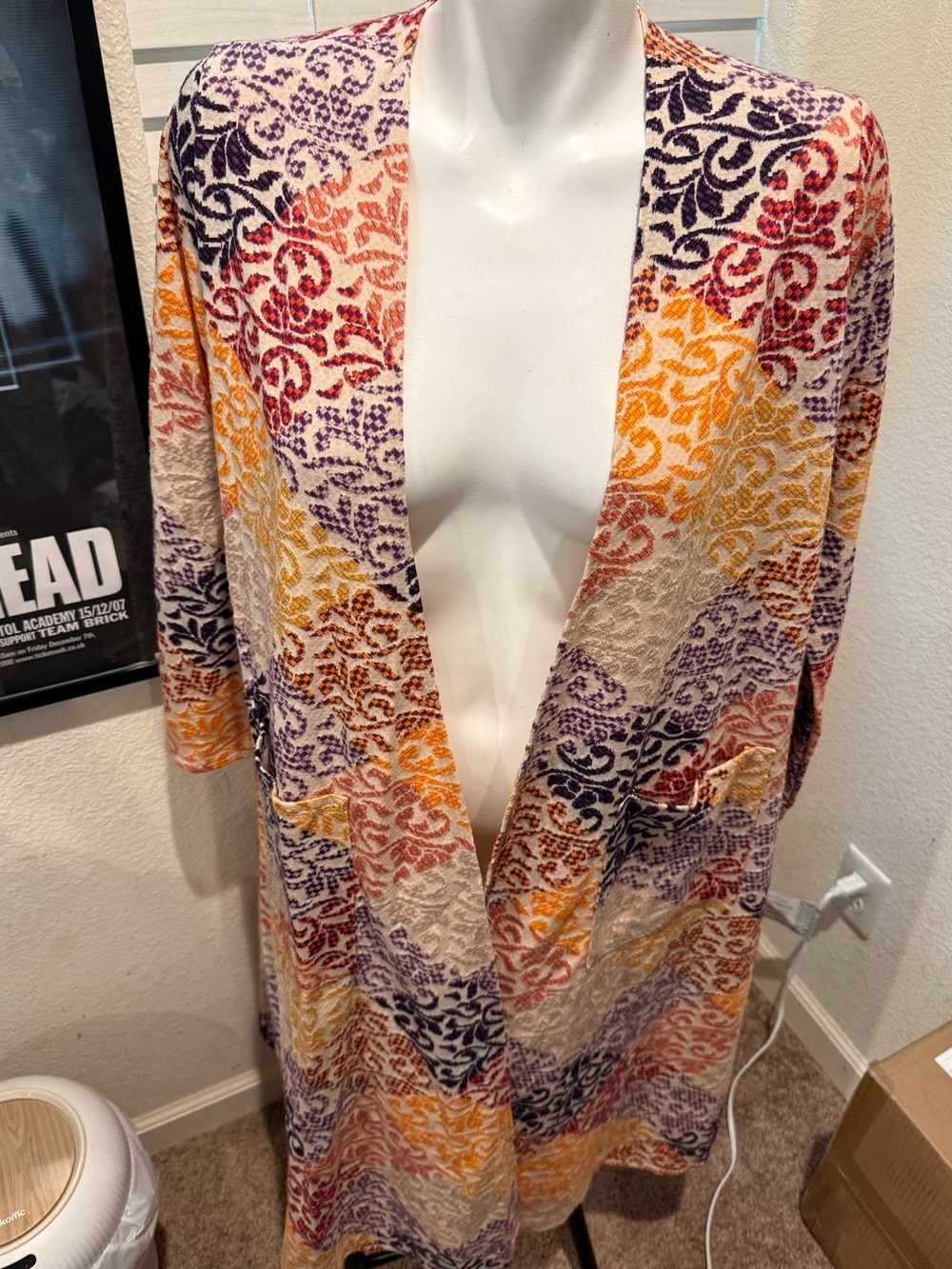 LuLaRoe Sarah Duster Cardigan Longline Open Front Soft